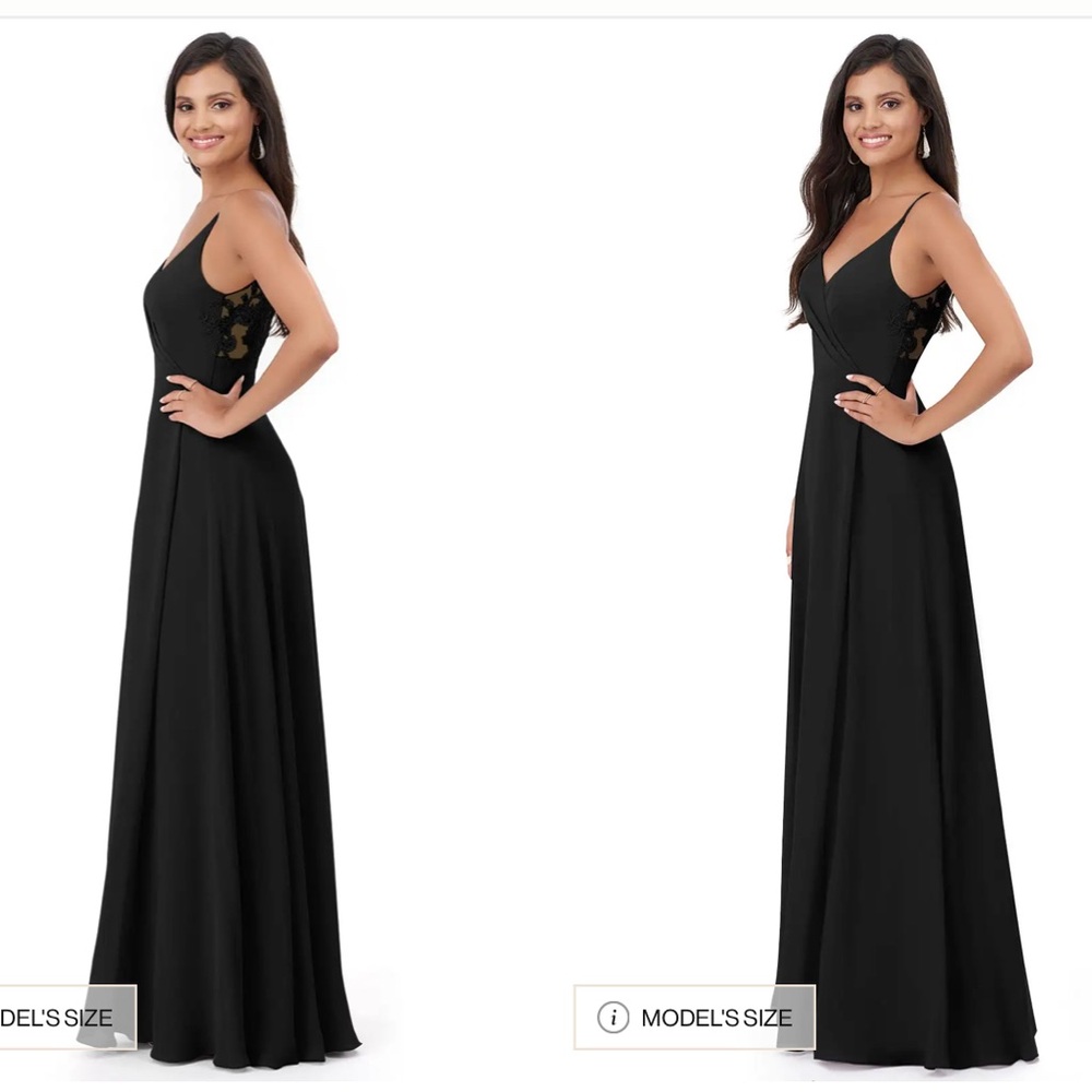 Black Cut Out Backless Maxi Dress for Prom